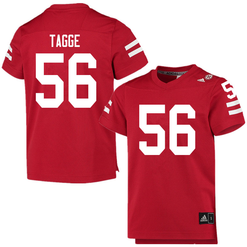 Men #56 Grant Tagge Nebraska Cornhuskers College Football Jerseys Sale-Scarlet